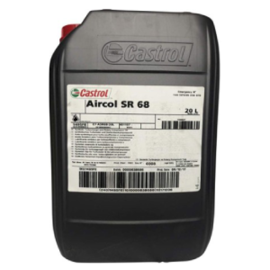 Castrol Aircol SR 68 - 20 Litre Kompresör Yağı - 0