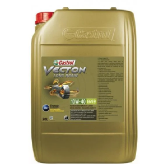 Castrol Vecton Long Drain 10W-40 E6-E9 LS - 20 Litre Motor Yağı - 1