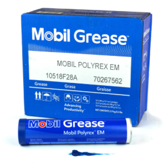 Mobil Polyrex Em - 390 gr x 12 Adet Gres Yağı - 1