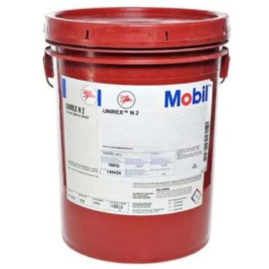 Mobil Unirex N2 - 18 Kg Elektrikli Motor ve Rulman Gres Yağı - 1