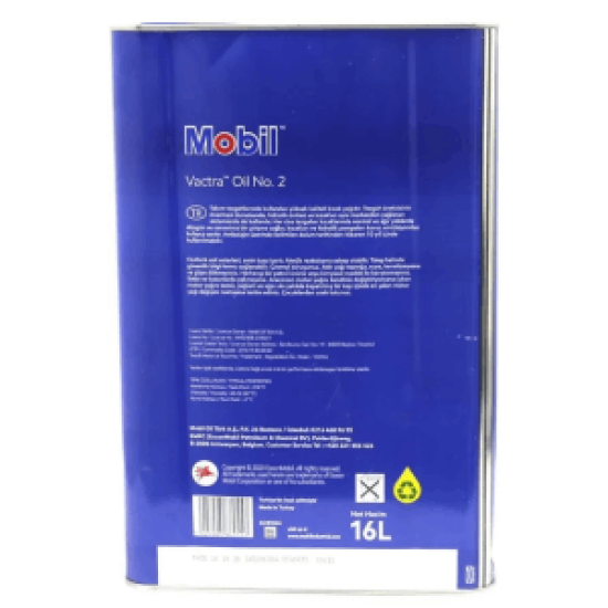 Mobil Vactra Oil No 2 - 16 Litre Kızak Yağı - 1