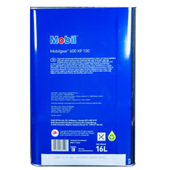 MobilGear 600 XP 100 - 16 Litre Kapalı Dişli Yağı - 2