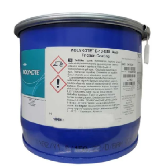 Molykote D 10 GBL - 5 Kg Grafitli Kuru Yağlayıcı Yağı - 1