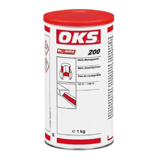 OKS 200 Mos2'li - 1 kg Gres Yağı - 0