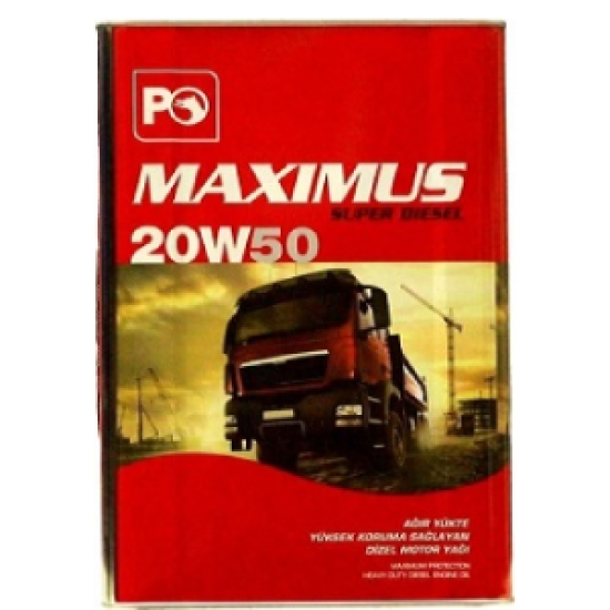 Petrol Ofisi Maximus Super Diesel 20W-50 - 18 Litre Motor Yağı - 2