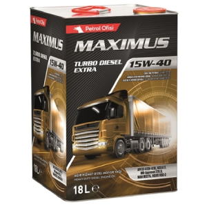 Petrol Ofisi Maximus Turbo Diesel Extra 15W-40 - 18 Litre Motor Yağı