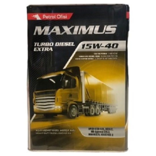 Petrol Ofisi Maximus Turbo Diesel Extra 15W-40 - 18 Litre Motor Yağı - 2