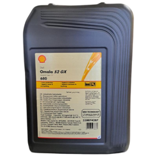 Shell Omala S2 GX 680 - 20 Litre Dişli Yağı - 0