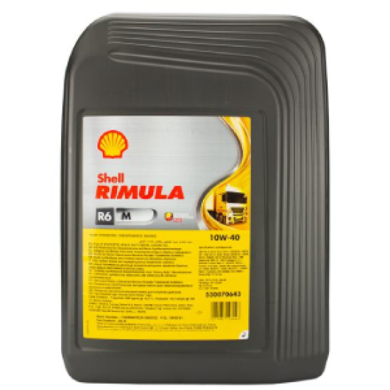 Shell Rimula R6 M 10W-40 - 20 Litre Motor Yağı - 0